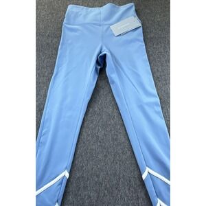 Antonio Melani Leggings Womens XSmall Blue White Trim Pocket Athleisure New